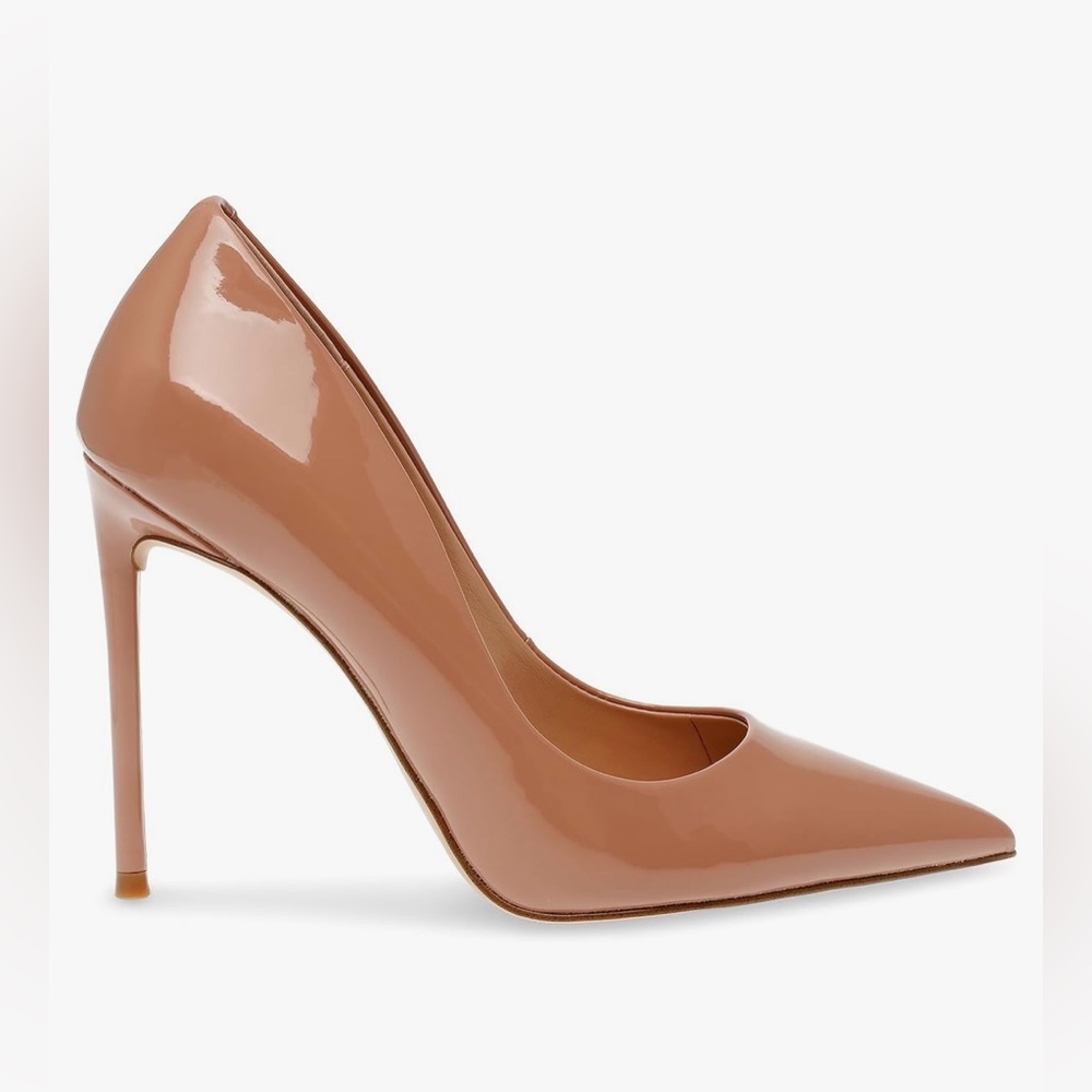 STEVE MADDEN Womens Brown Padded Daisie Pointed Toe Stiletto Slip on Pumps Shoes